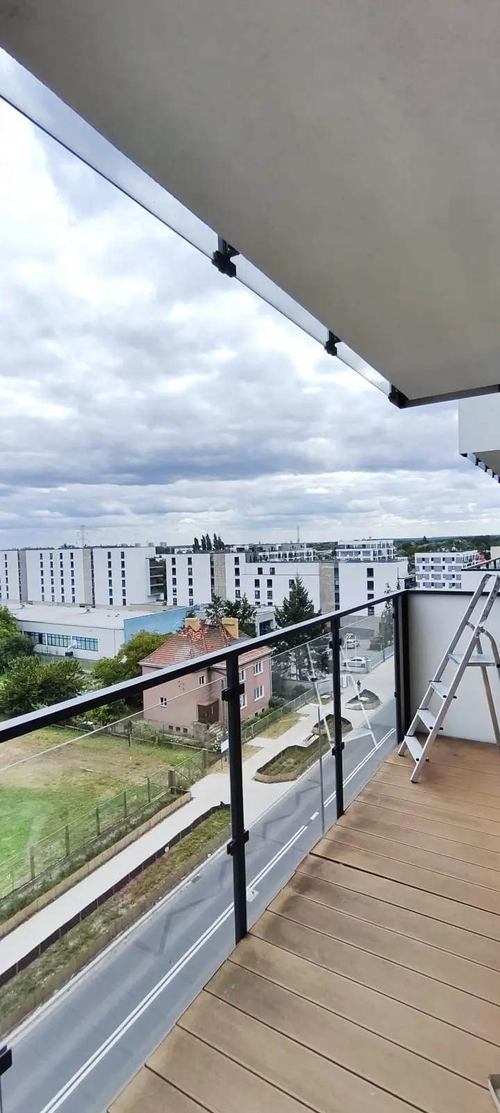 Realizacja siatki na balkonie